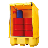 Double IBC Containment Pallet with Cover