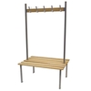 Double Sided Classic Duo Bench 16 Hooks 1.5m rail 3 legs / 6 slats