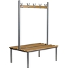 Double Sided Club Duo Changing Room Bench 3.0m w x 800mm x 1.75m h