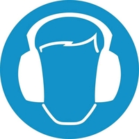 Ear Protection Graphic Floor Marker
