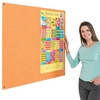Eco-Colour Frameless Resist-a-Flame notice board - 900 x 1200mm