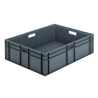 Euro Stacking Container Grey 125 Litres 800 x 600 x 319mm - pack of 5