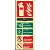 Fire Extinguisher: CO2 Sign - PHS (82mm x 202mm)