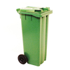 Grey Wheelie Bin - 140 Litre - Resistant to chemicals,  UV,  heat & frost - EN-840,  RAL and DIN30760