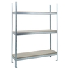 H/D Galvanised Shelving - 3 Chipboard Shelves 1981h x 1500w x 600d