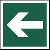 Horizonal arrow symbol - Self Adhesive Sticky Sign (200 x 200mm)