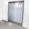 Internal PVC Strip Curtains with Rail - Pedestrian use - 200mm wide,  2mm thick (per metre squared) 40% - 80% overlap