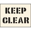 Keep Clear Stencil - 400 x 600mm