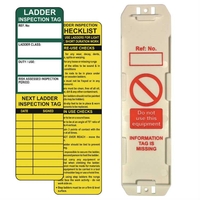 Ladder Tag Kit Box (10 Holders,  10 Inserts,  1 Pen)