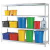 Medium duty boltless galvanised shelving - H x W x Dmm 2000 x 1800 x 600