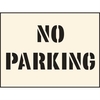 No Parking Stencil - 400 x 600mm