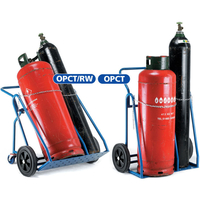Oxygen & Propane Double Cylinder Trucks with Rear Wheels