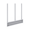 Rear Frame Uprights 2 Pack,  For Cubio Framework Bench (2.0M),  WxDxH: 1966x154x1727mm,  Ral 7035