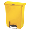 Rubbermaid 90L Step-on Pedal Bin - White