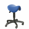 Saddle Stool,  upholstered,  with seat tilt function,  height adjustable 550mm to 740mm
