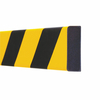 Screw / Bolt fix Rectangle Impact Protection Surface Profile - 1m Length