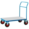 Single Bar End Galvanised Base Platform Trolley 1200 x 800