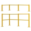 Single Rail Centre Post 500 high for Round Tube Rail Barriers