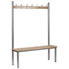 Single Sided Club Solo Cloakroom Bench 1.5m w x 400mm d x 1.75m h