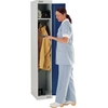 Standard 1 door Personnel Lockers Nest of 3 1800h x 300w x 300d