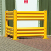 Steel Warehouse Barrier System - 483mm Post