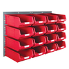 Topstore Wall-Mounted Louvre panel Kit -2 x TP10 Louvre panels & 48 x Red TC2 Containers