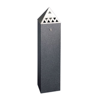 Tower Cigarette Ash Bin - Hammered Texture