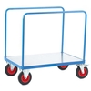 Two Bar Sides Galvanised Base Platform Trolley 1000 x 700