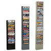 Vertical Literature Rack with 23 Compartments - 1665 x 250 x 105 (H x W x D mm)