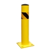 Yellow Steel Safety Bollard - 110mm Diameter - 900mm Tall