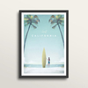 California - Art Print (in medium A3 black frame)