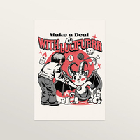 Lucifurr - Art Print (medium A3 print only)
