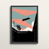 Mid 90s - Art Print (in medium A3 black frame)