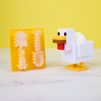 Minecraft Chicken Egg Cup and Toast Cutter