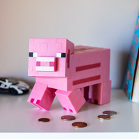 Minecraft Piggy Bank