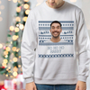 Personalised Face Upload Christmas Jumper with Message
