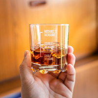 Personalised Measures Whisky Glass