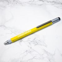 Personalised Multitool Pen (Yellow)