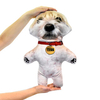 Pet Mini Me White Dog - Personalised Doll (Shape 3)