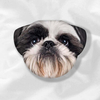 Pet Monster Mushionâ¢ â Personalised Pet Cushion (Round Dog)