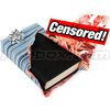 Raunchy Wrapping Paper (Blue Stripes - Women)