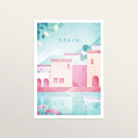 Spain - Art Print (medium A3 print only)