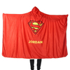 Superman Personalised Deluxe Adult Hooded Blanket