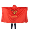 Superman Personalised Deluxe Kids Hooded Blanket