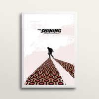 The Shining - Art Print (in medium A3 white frame)