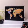 Travel Map Scratch Lightbox