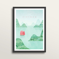 Vietnam - Art Print (in large A2 black frame)