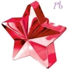 Red Star Shaped Balloon Weight