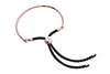 Bali Bracelet in Rose Gold with Black,  Made with Swarovski Elements