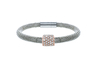 Galaxy Bracelet with Rose Gold Plated Charm,  Made with Swarovski Elements